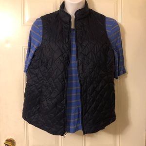Navy Croft and Barrow Puffer Vest